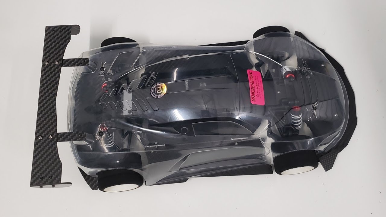 How to install Carbon Fiber kit Bittydesign Venom 1/10 GT Body Kyosho fazer #kyosho #Bittydesign