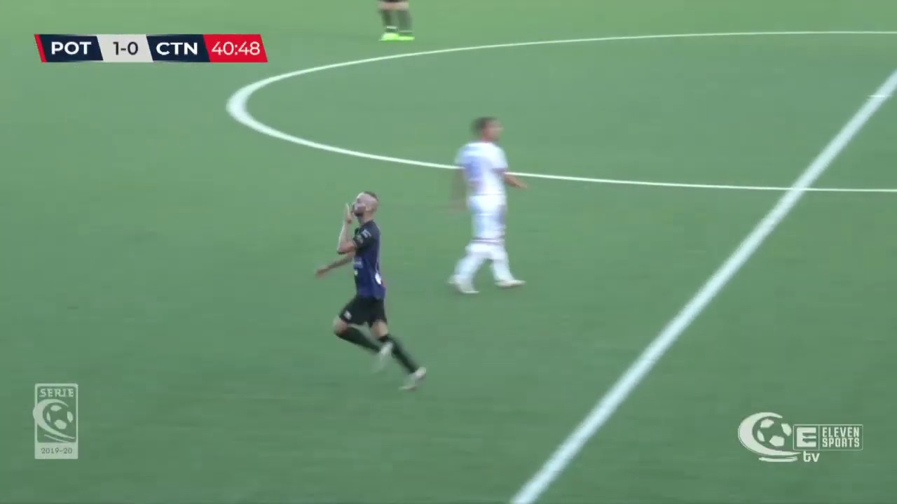 Potenza-Catania 2-0, gli highlights
