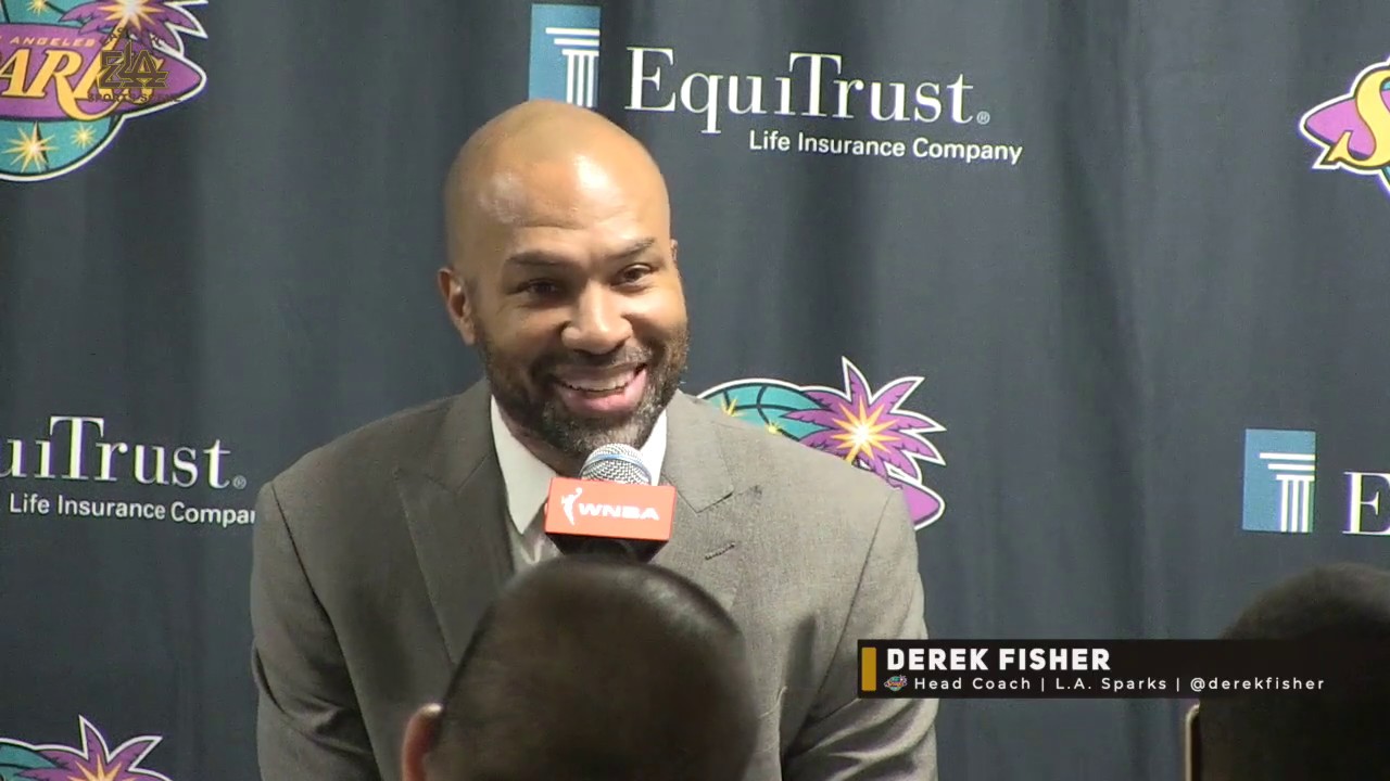 Dallas Wings vs. L.A. Sparks Press Conference with Head Coach Derek Fisher | L.A. Sparks | WNBA
