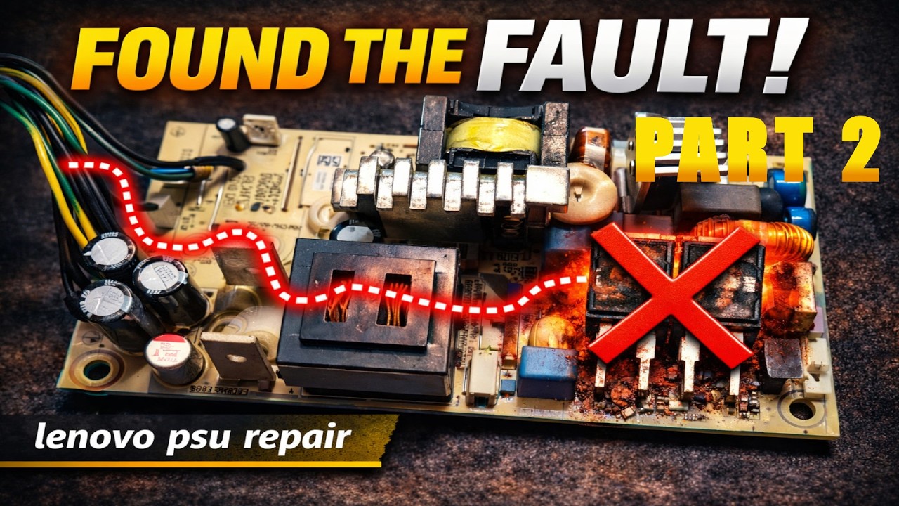 Dead Lenovo Power Supply? Full Diagnosis & Fault Finding part 2