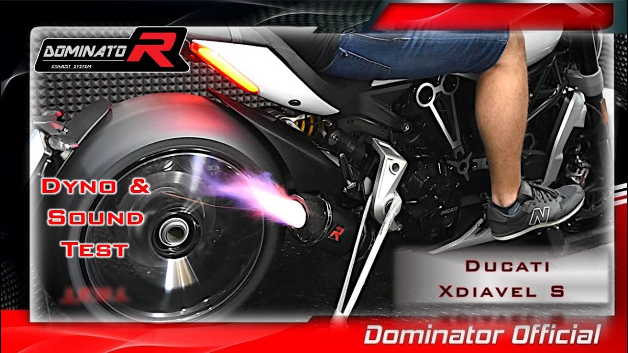 Ducati XDiavel 1260 S 💥 Dyno & Flames 🔥 Pure Sound 🔊  Dominator 🎧HQ Sound 🇵🇱⚡Exhaust Compilations