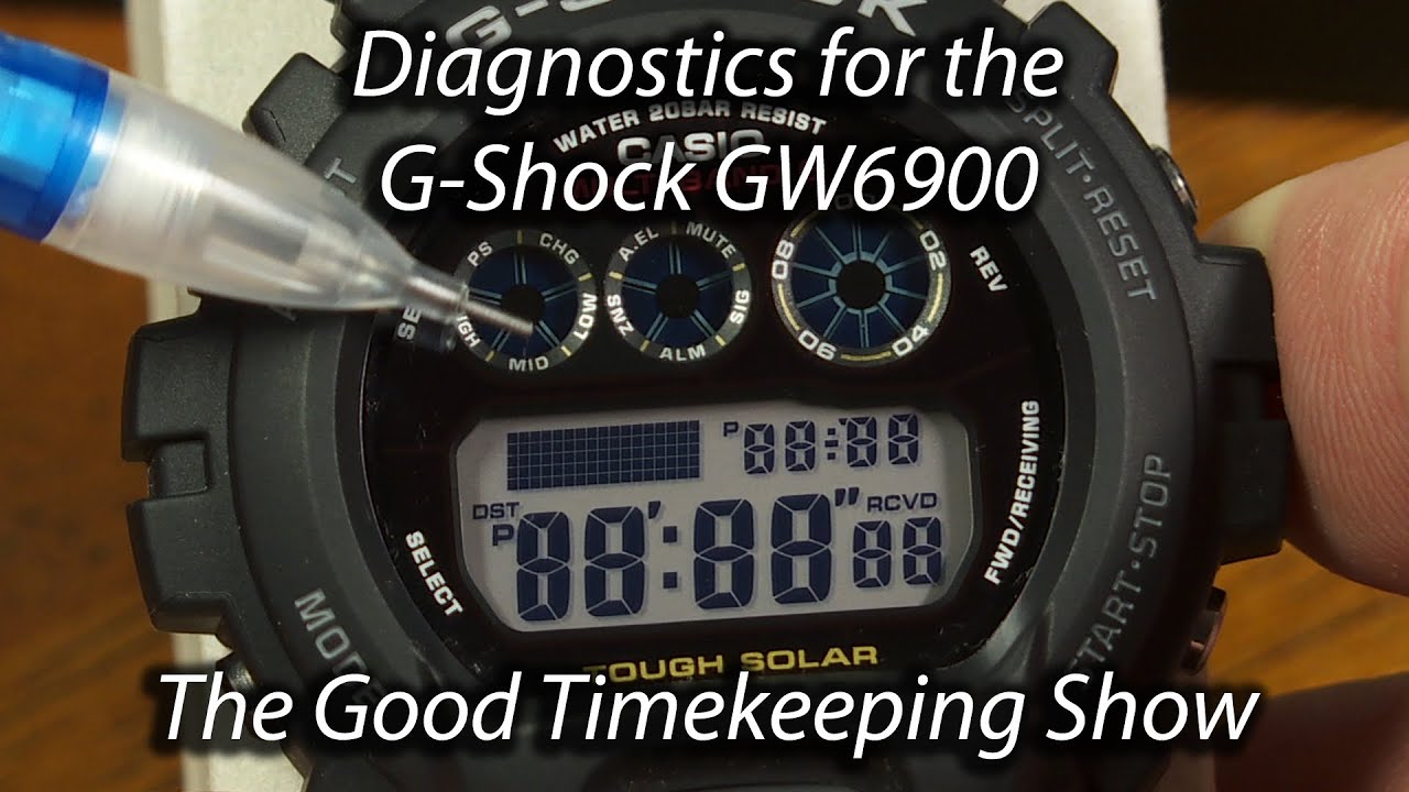 Диагностика часов Casio G-Shock GW6900