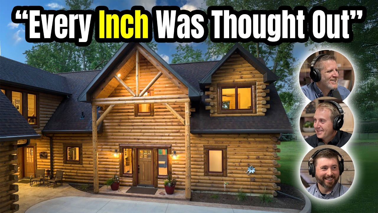 Inside a Dream Log Home Designed for Family & Entertaining!