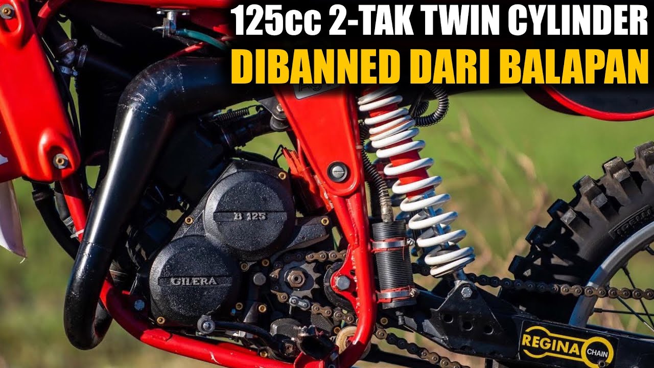 Motocross Ini Pakai 2-Tak Twin Silinder 125cc!! Susah Dikendalikan Sampai Dilarang Ikut Balapan…