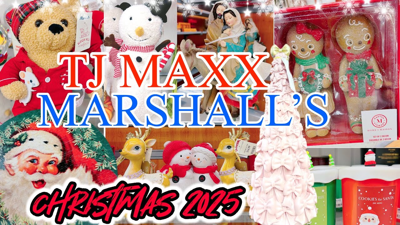 Рождество от TJ MAXX и MARSHALL 2025! Покупайте вместе со мной на Рождество🤭🎅🏻