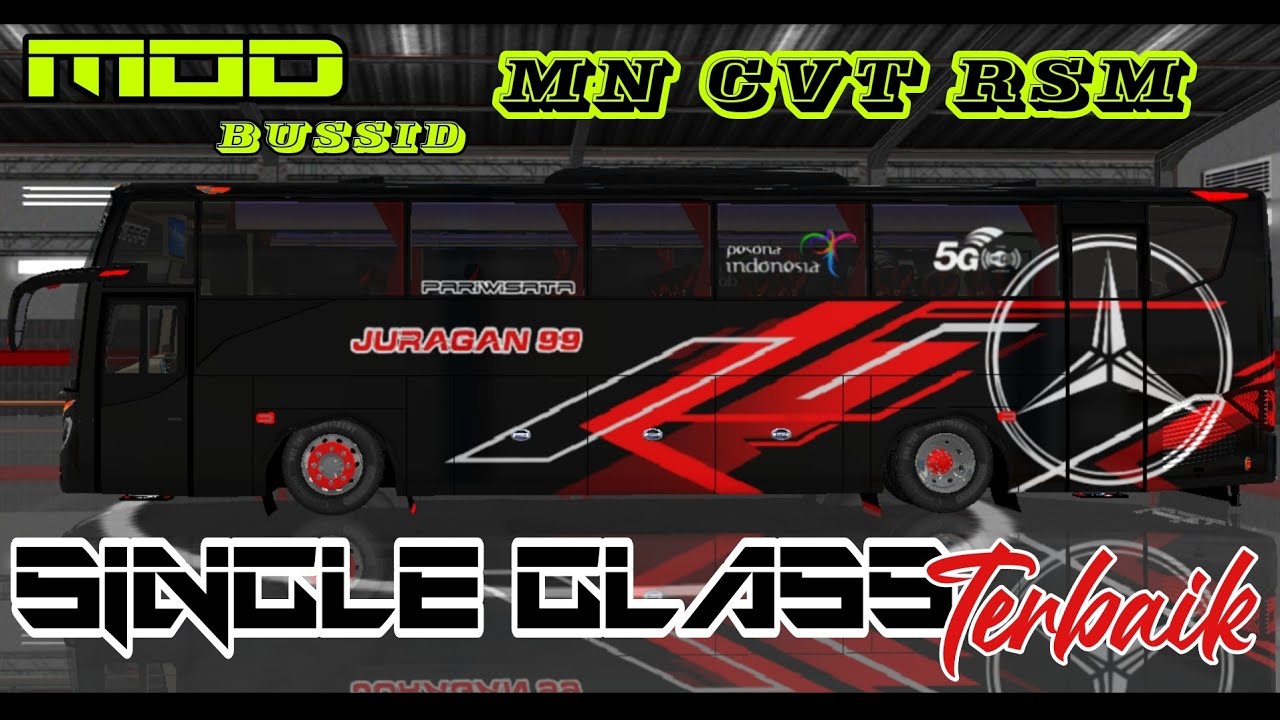 GARASI JURAGAN99 // MOD PATRIOT SINGLE GLASS  MN cvt RSM // MOD BUSSID SINGLE GLASS TERBAIK