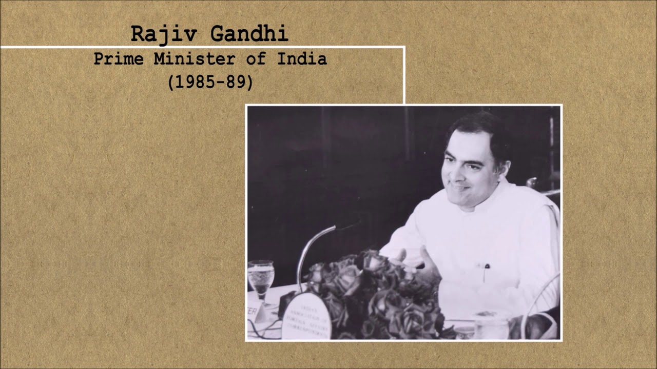 Rajiv Gandhi - Telecom