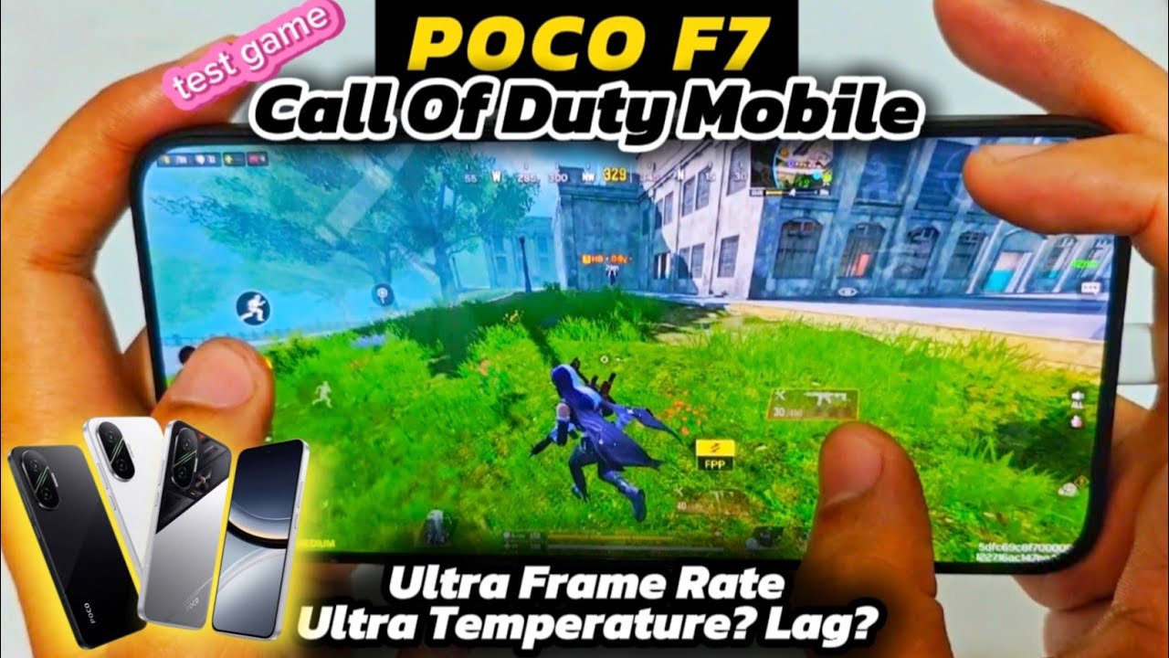 POCO F7 Test Game Call Of Duty Mobile Ultra Frame Rate Temperature? Lag? | Full Handcam