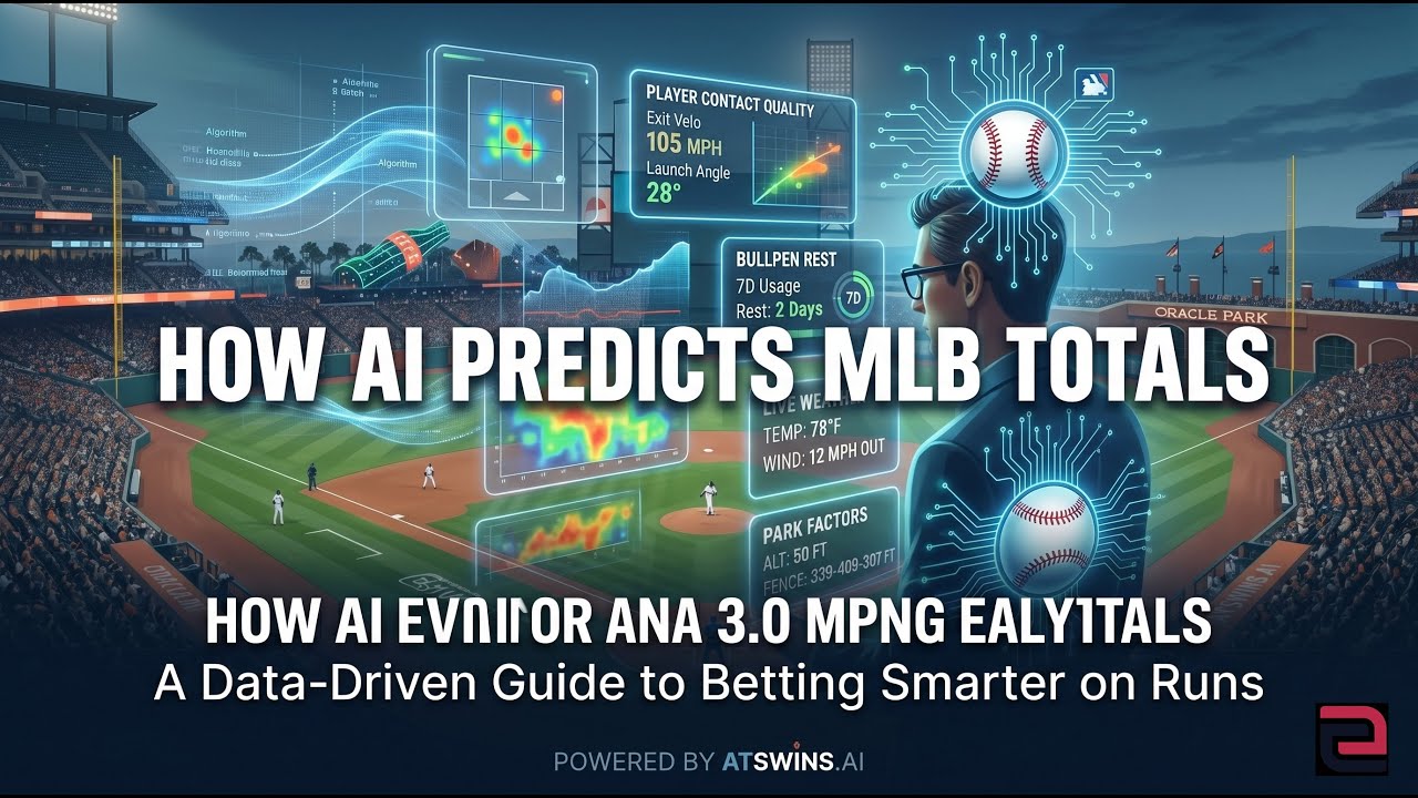 Как ИИ прогнозирует тоталы в MLB: руководство по умным ставкам на ран на основе данных