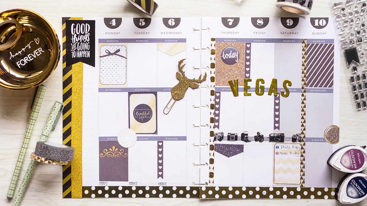 Plan With Me #1 | New Year in my Happy Planner 2016