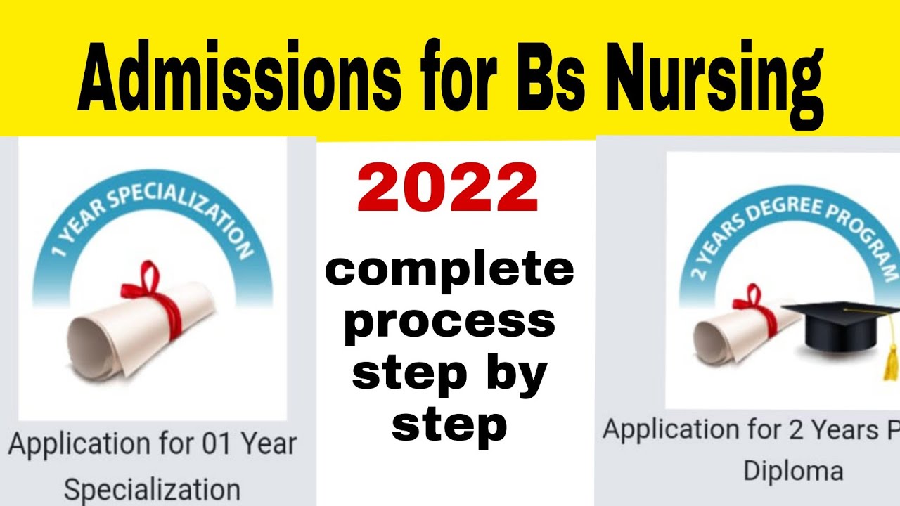 BSc.Nursing admissions 2022 || Online apply process step by step ||MUST WATCH