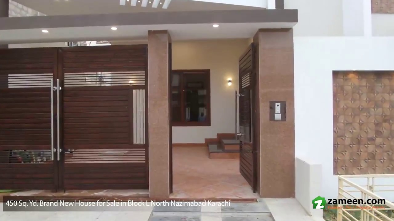 BRAND NEW 450 SQUARE YARD BUNGALOW FOR SALE IN NORTH NAZIMABAD - BLOCK L KARACHI