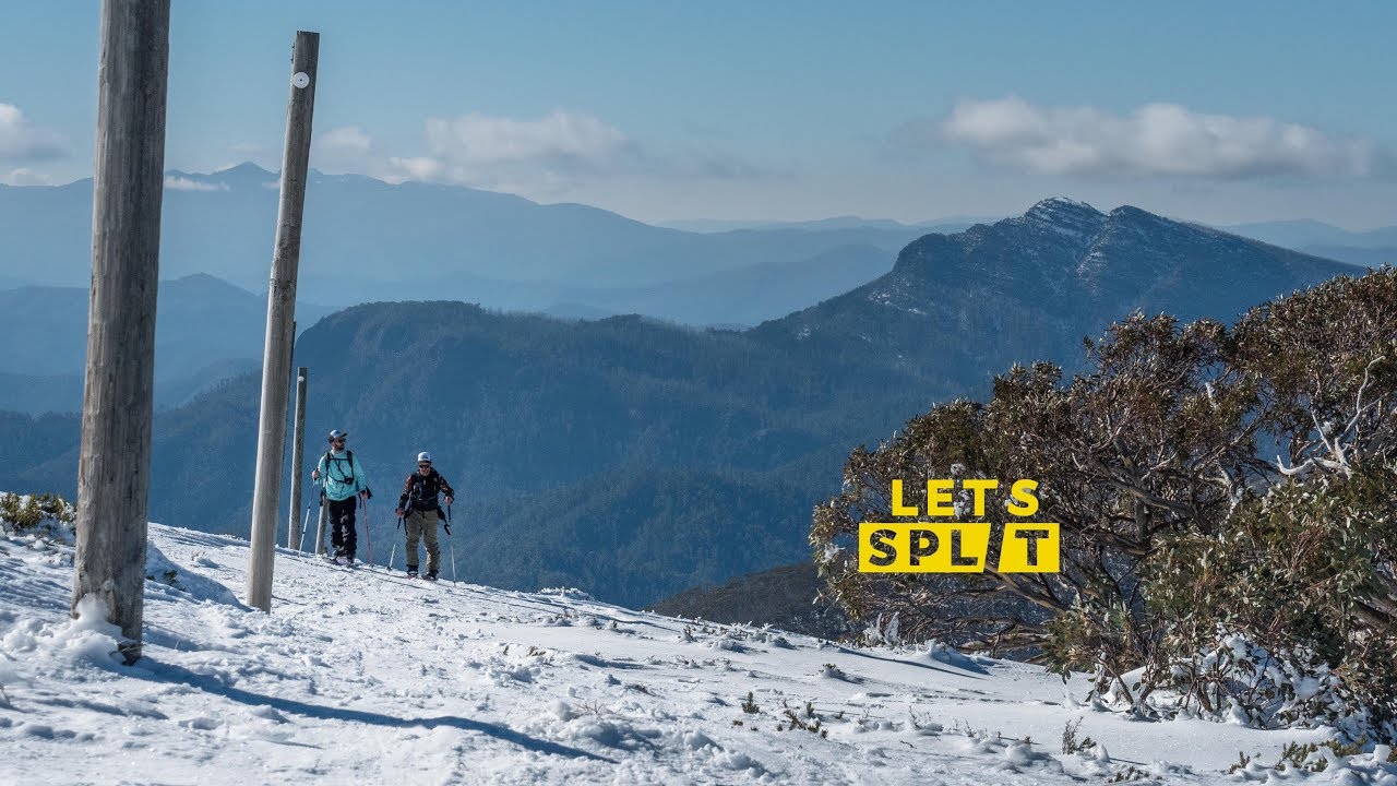 Let's Split - Mt Stirling - Splitboarding Australia