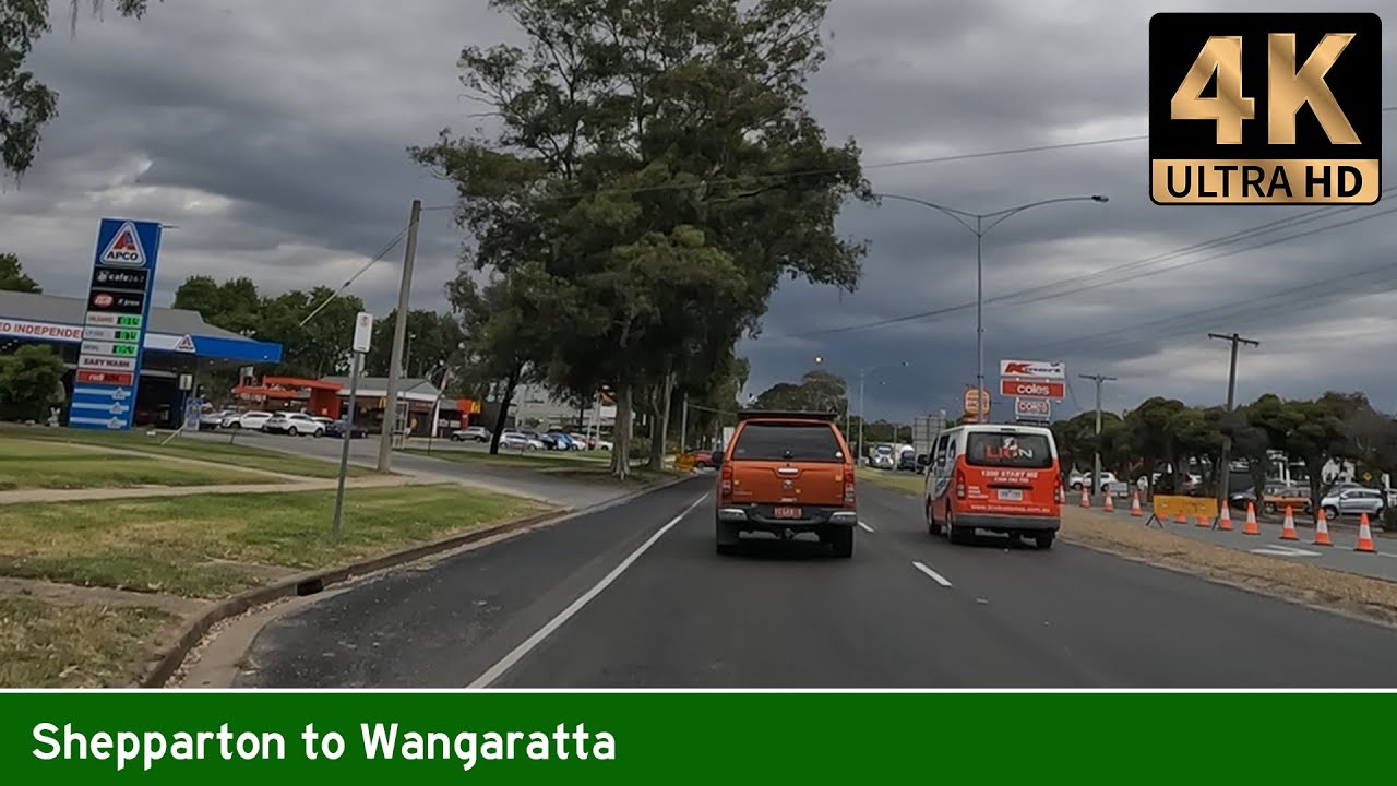 [AUS] Driving from SHEPPARTON to WANGARATTA (Real-Time Long Drive)
