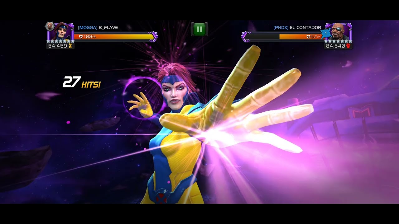 Jean Grey Vs Nick Fury