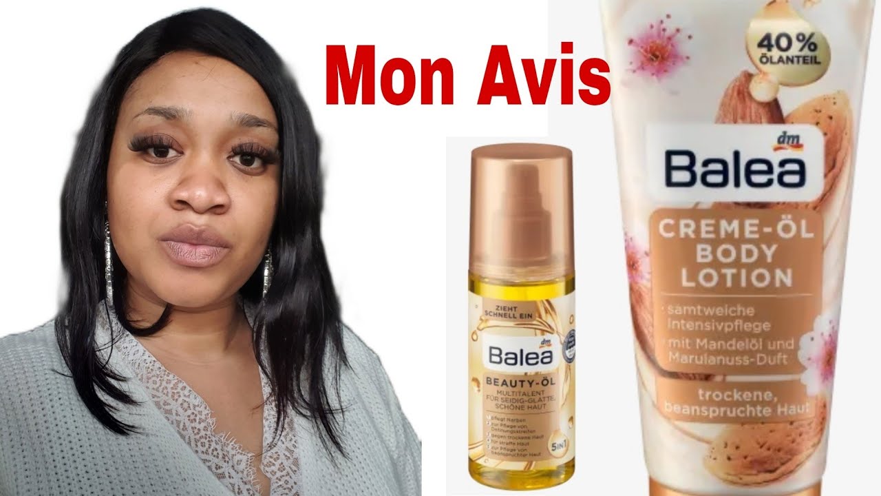 creme huile Balea pour une Peau tres hydraté,nourri et protegé