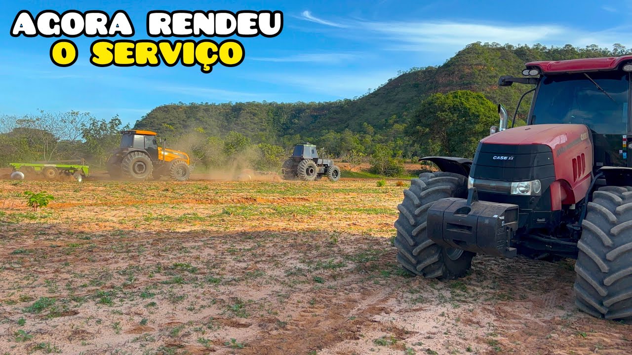 GRADEAMENTO COM TRÊS TRATORES PARTE 02