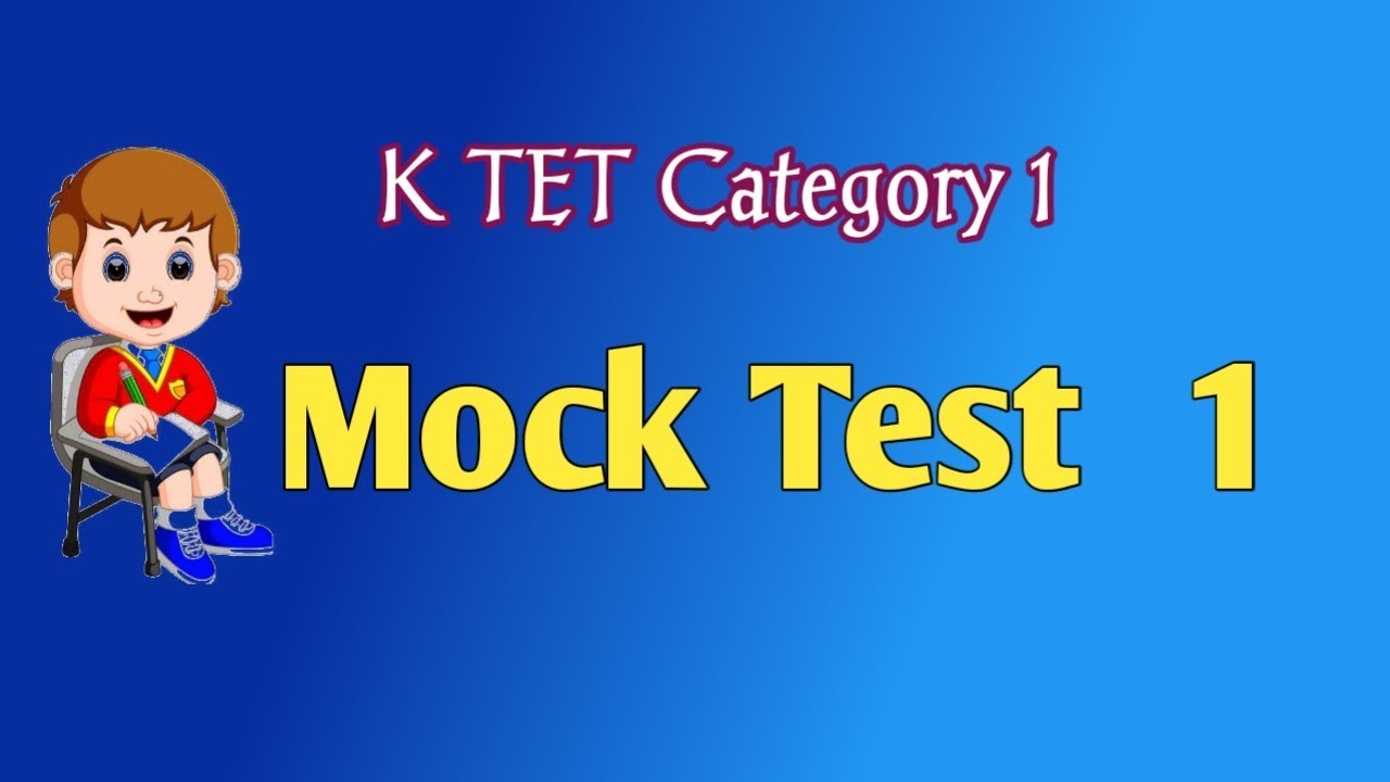 K TET Category 1 EVS || ktet category 1 Mock Test