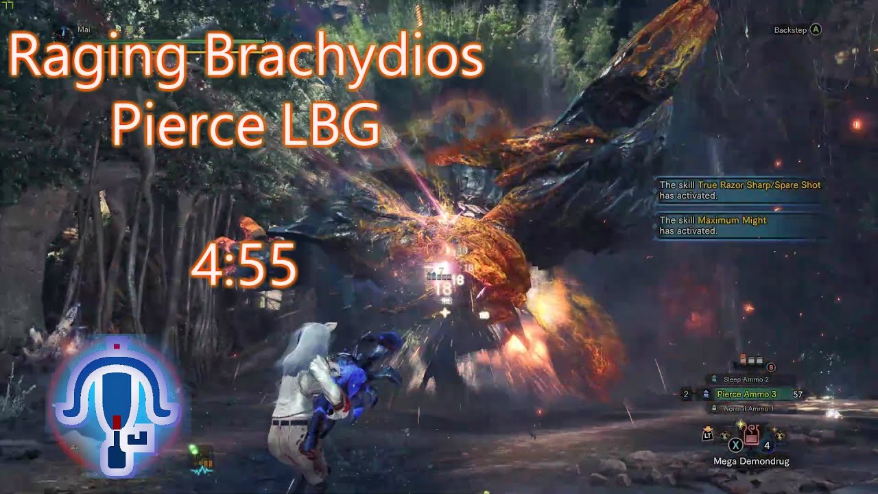 【MHWI】MR6☆ Raging Brachydios 猛り爆ぜるブラキディオス Pierce LBG TA Rules ¤4:55¤