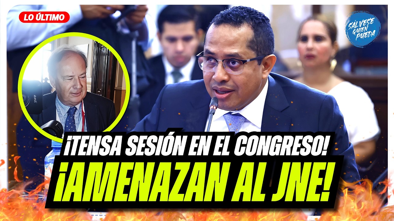 🔥¡TENSO ENFRENTAMIENTO! ONPE VS JNE EN EL CONGRESO #salvesequienpueda