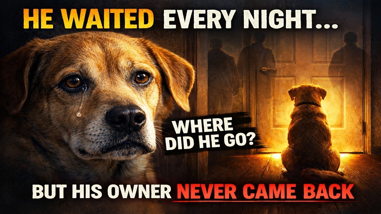 He Waited by the Door Every Night… 🐶#dogstory #emotionalstory #loyaldog #sadpetstory #doglover