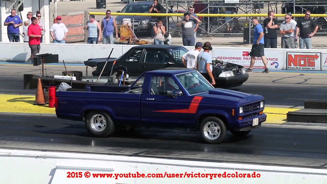 ROWDY RANGER! TWIN TURBO 427 WINDSOR RUNS 8.70@163.85MPH!