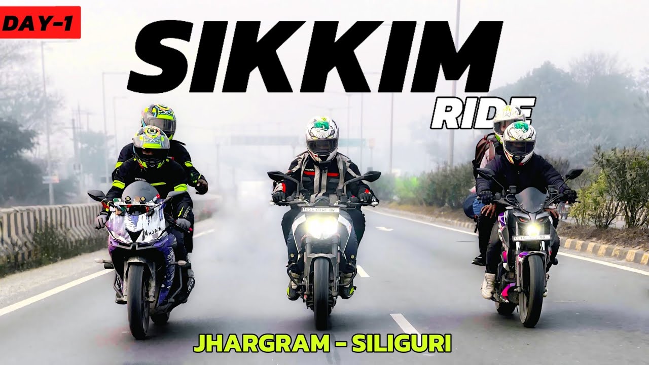 SIKKIM Bike Ride || Day-1 || ঝাড়গ্রাম - শিলিগুড়ি 650km Ride || Biswa Official📌