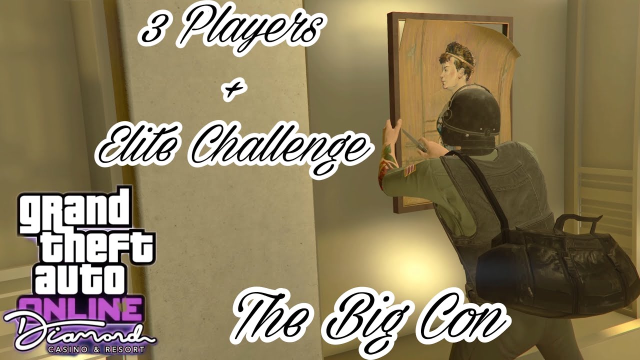 GTA Online Casino Heist Hard Mode (3 Players) - The Big Con - Target: Artwork || PS5 4K Version