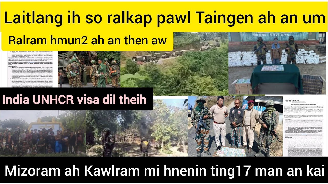 Jan 21 Zan: Laitlang lam ih so ralkap pawl Taingen an thleng zo,India Raltlan visa dil ngah