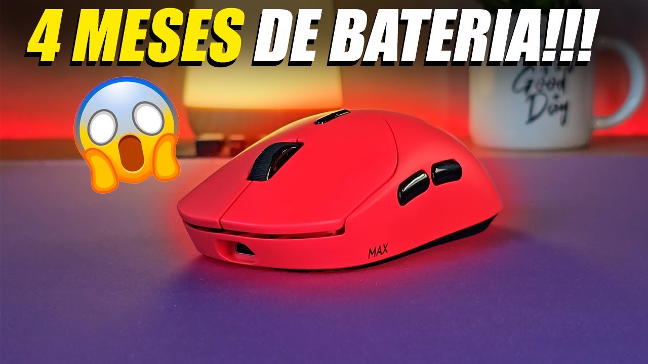 O SUPERLIGHT DA RAPOO! Mais uma cópia MUITO BEM FEITA do Logitech e com MUITA BATERIA! Rapoo VT2 MAX