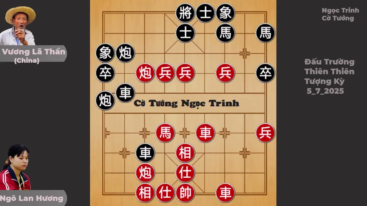 Cờ tướng - Mất hết xe pháo mã, Ngô Lan Hương tung chiêu thức gì đây?