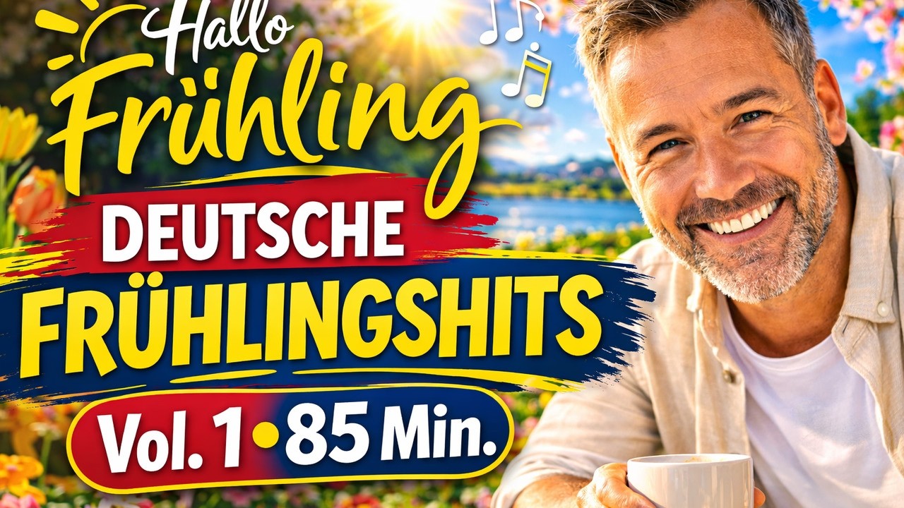 ☀️ Hallo Frühling – Deutsche Frühlingshits 2026 🌷 Vol. 1, 85 Min.