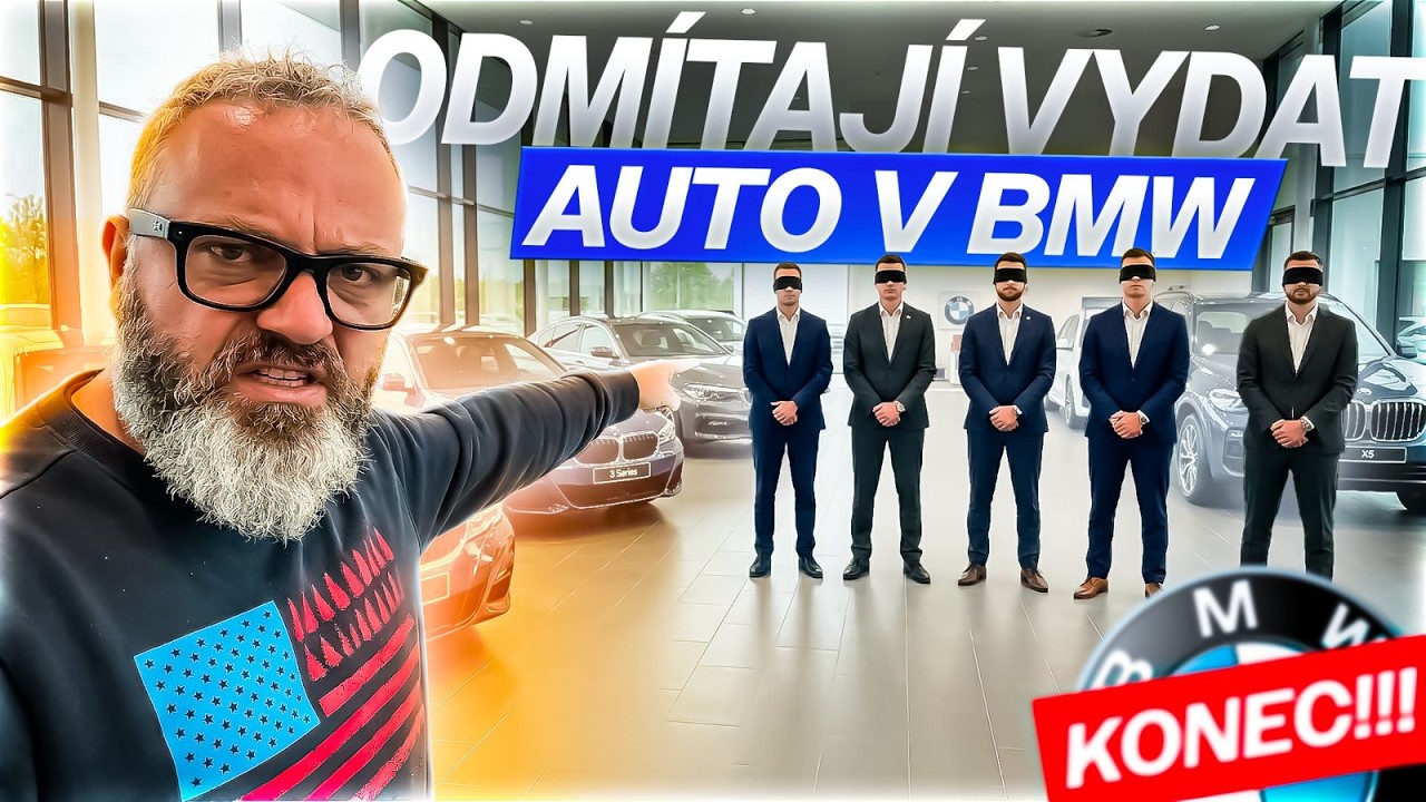Hádka v BMW. Opět křičím na prodejce. Či je to vina? Dělá tam banda debilů?