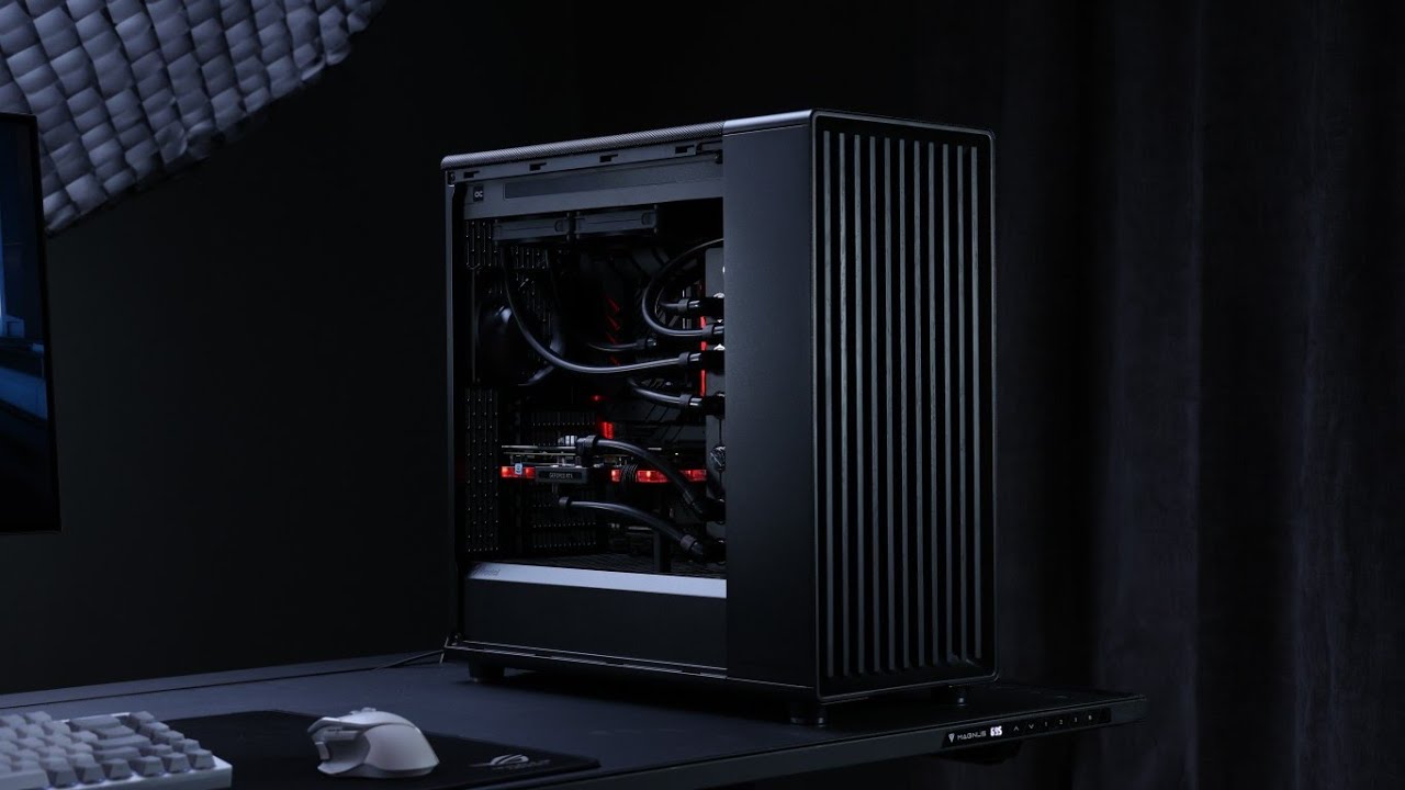 Fractal North XL BLACK Edition - ENDGAME Liquid Cooled PC Build