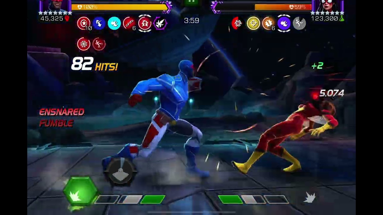 Patriot vs Node 42 Spider-Woman
