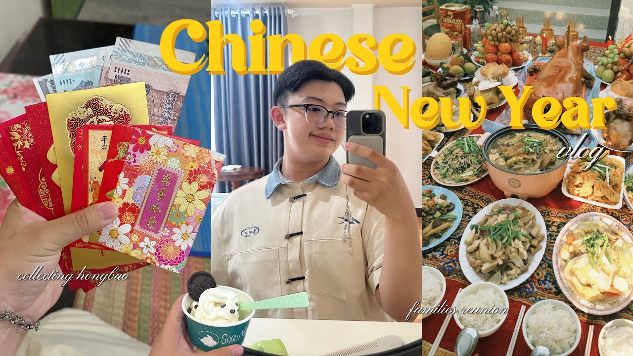 chinese new year vlog🍊🐴🧧| families reunion, collecting hongbao, shopping, etc…