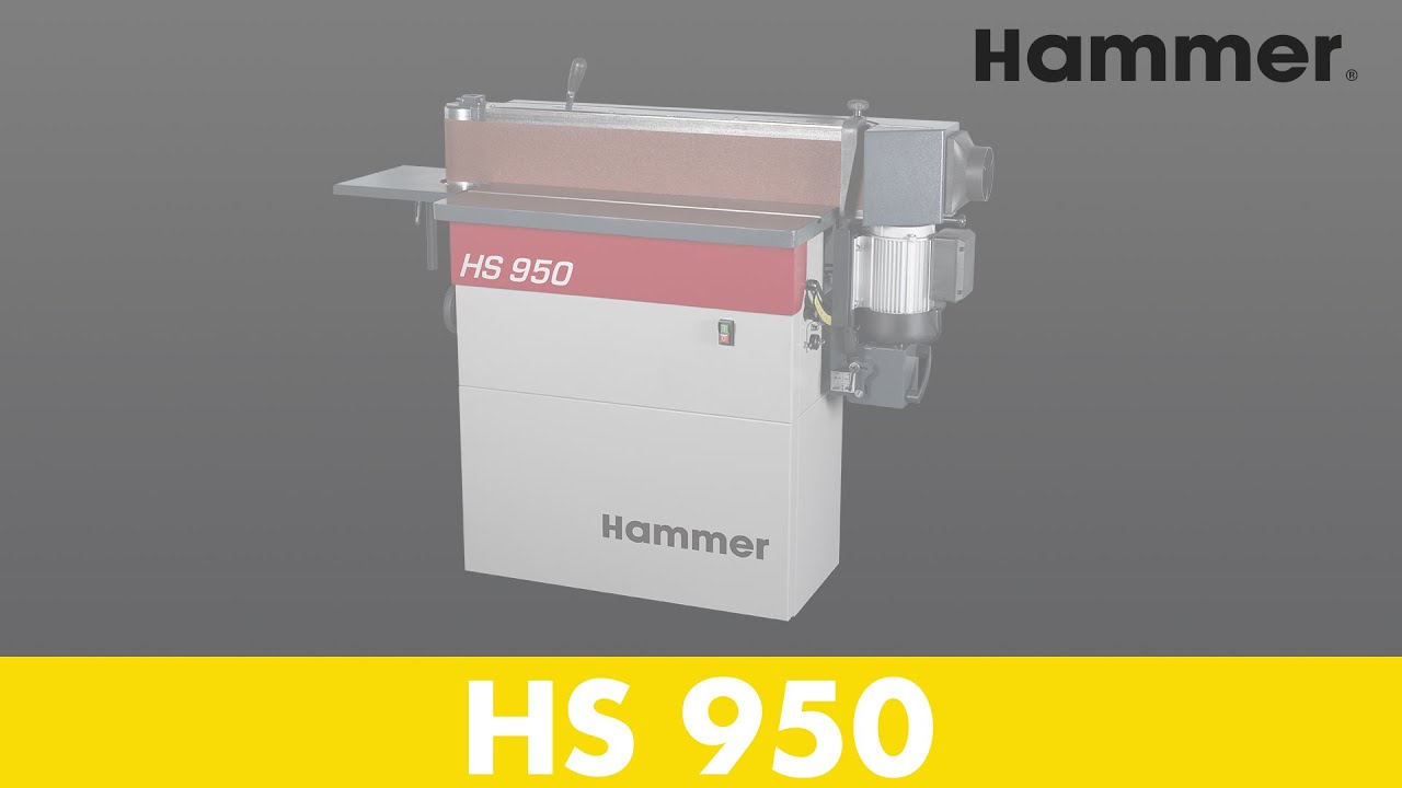 Hammer® HS 950 - Kantenschleifmaschine - Highlights | Felder Group