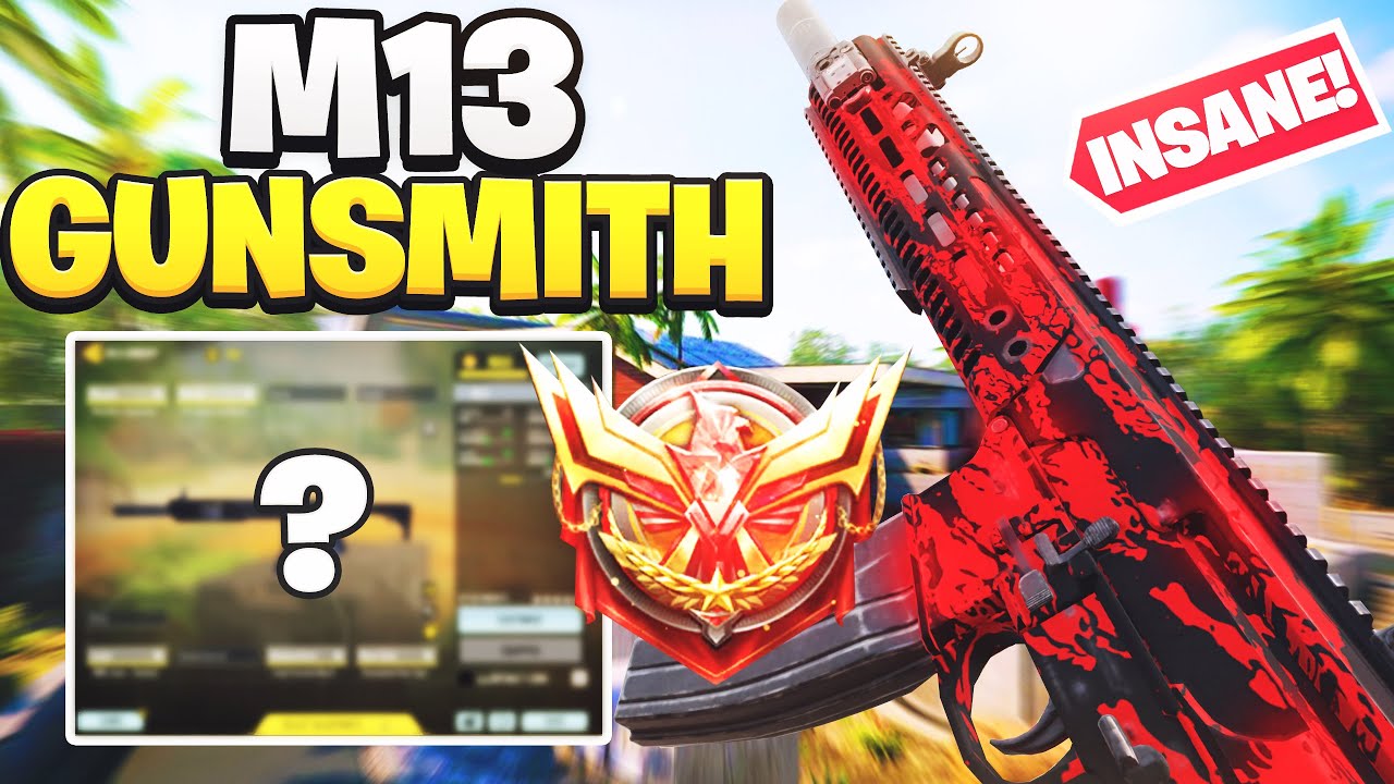 BEST NO RECOIL M13 Gunsmith Loadout COD Mobile SEASON 8! | M13 BEST Attachments | BEST M13 Build!