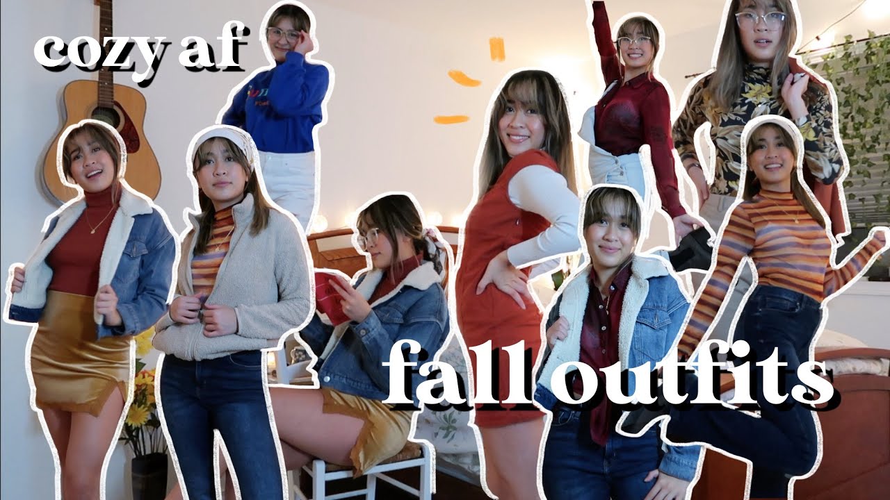 🍁 🍂 how to dress COZY for autumn | fall outfits lookbook