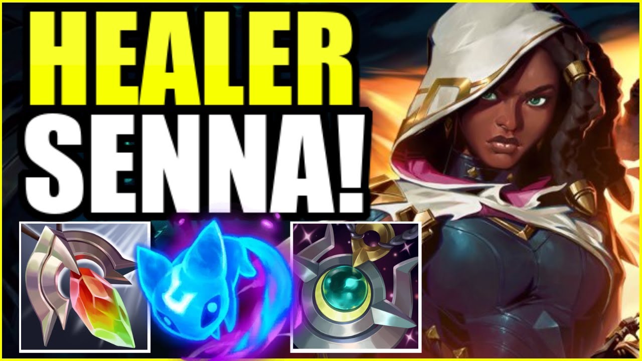 THIS HEALER SENNA BUILD MAKES IT *IMPOSSIBLE* FOR YOUR TEAM TO DIE! (18,000+ HEALS)