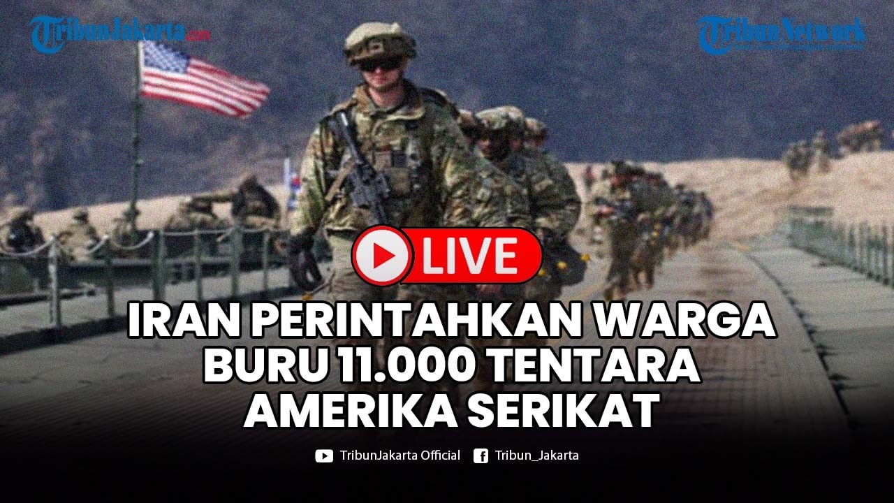 🔴LIVE: IRGC MULAI MEMBURU! Iran Perintahkan Warga Buru 11.000 Tentara Amerika yang Bersembunyi
