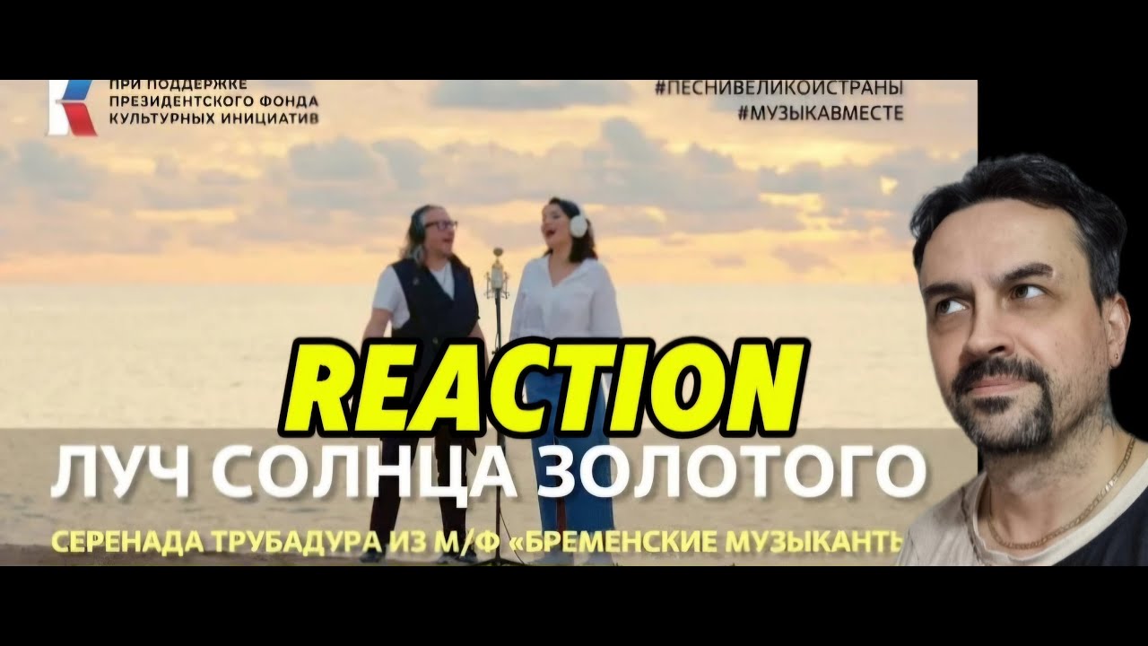 MUSICTOGETHER PROJECT TIMUR VEDERNIKOV Луч солнца золотого Поют Россия, REACTION
