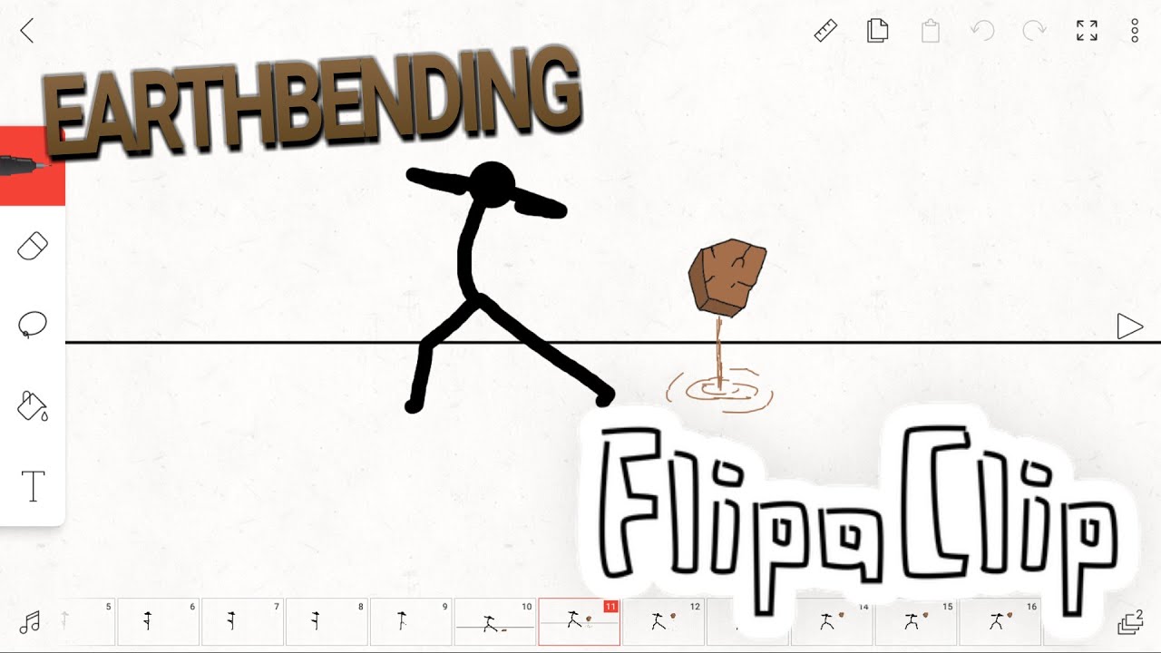How to make Earthbending Animation like in Avatar on FlipaClip