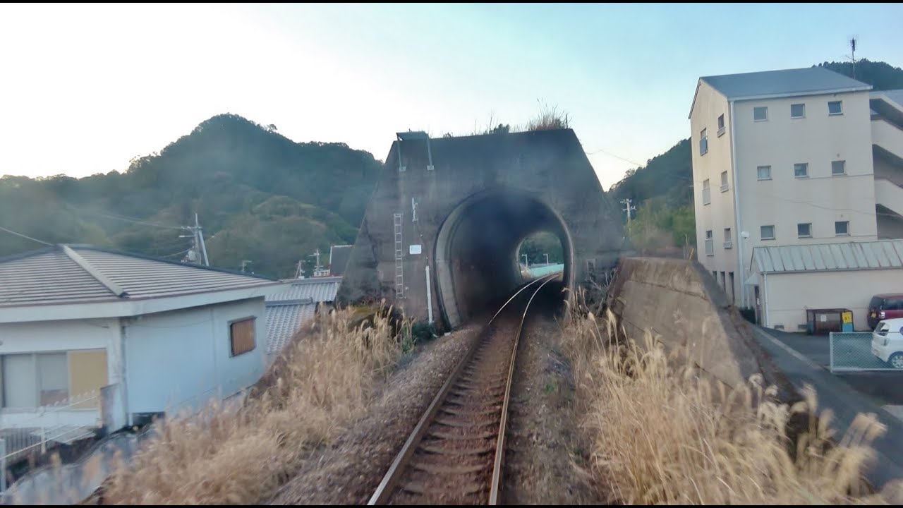 【4K前面展望】朝限定!阿佐海岸鉄道ASA101 牟岐→甲浦＋ASA101動画集【阿佐鉄車両のJR直通便】
