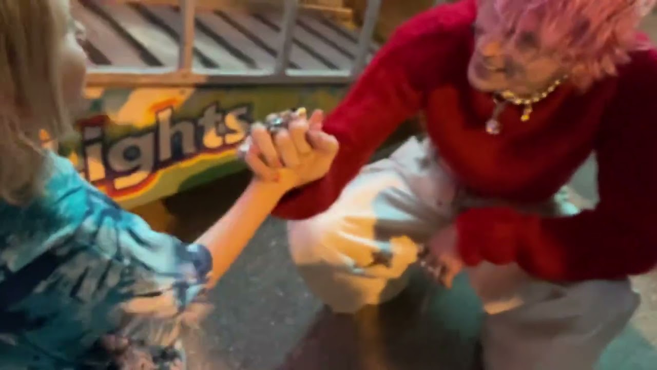 99) MACHINE GUN KELLY (COLSON BAKER) meeting my 5 year old son COBAIN ~ 7/1/2022 after SummerFest
