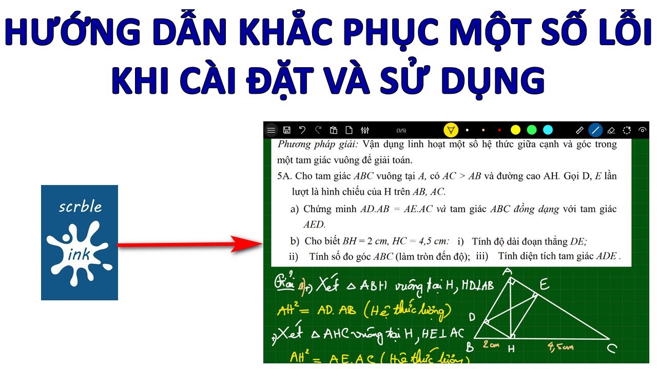 Giải đáp các câu hỏi về cài đặt và sử dụng Scrble ink: Các lỗi thường gặp và cách xử lý