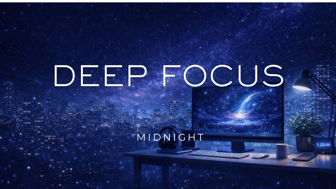 Midnight Deep Focus – Ambient Music for Studying, Coding & Productivity