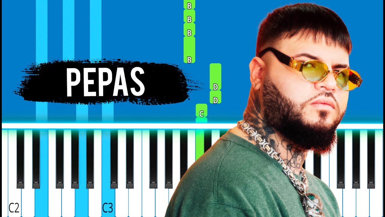 Farruko - Pepas - Piano Tutorial