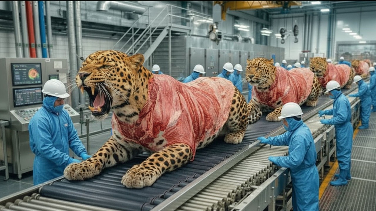 This Leopard Skin Factory Will SHOCK You — The Process You Were Never Supposed to See!