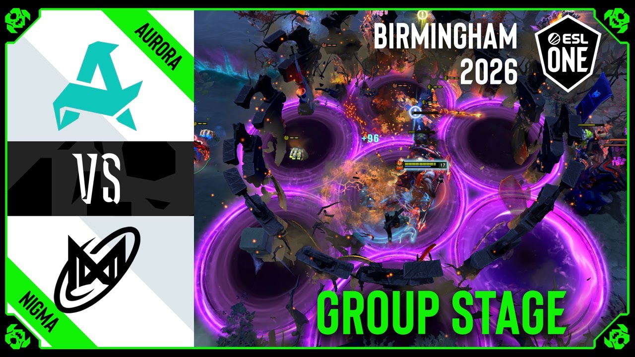 AURORA vs NIGMA - HIGHLIGHTS - ESL One Birmingham 2026